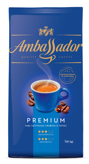 Кофе зерно Ambassador Blue Label 1кг 1055420