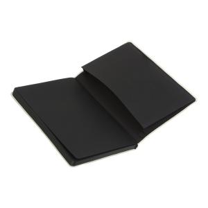 Блокнот деловой А5 BRIGHT 96 листов чистый (черная бумага) искусственная кожа BUROMAX BM.295401 - Фото 3