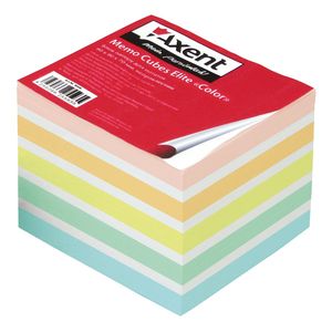 Блок бумаги для заметок непроклеенный Elite Color 90х90х70 мм Axent 8028-А