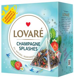 Чай бленд черного и зеленого LOVARE Champagne splashes 2г х 15шт lv.74612