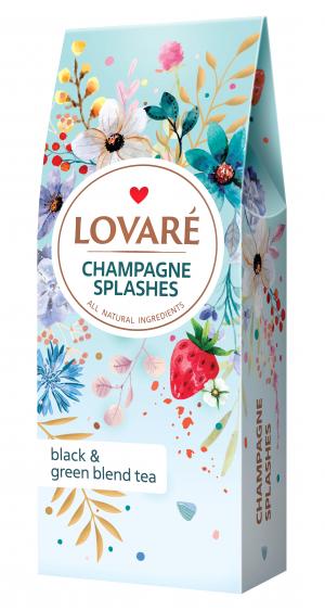 Чай бленд черного и зеленого LOVARE Champagne Splashes 80г lv.01892