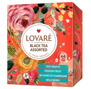Чай черный LOVARE ассорти 2г х 32шт lv.79648