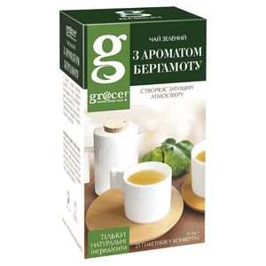 Чай зеленый Grace с маслом бергамота в пакетиках 1,5г х 25шт M.319292