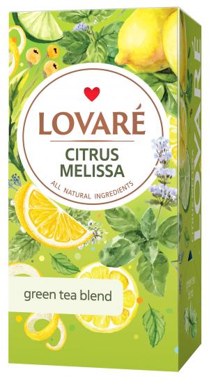 Чай зеленый LOVARE Citrus Melissa 1.5г х 24шт lv.76845