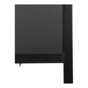 Доска для мела Buromax 85х50 см одинарная черная рамка BM.0060