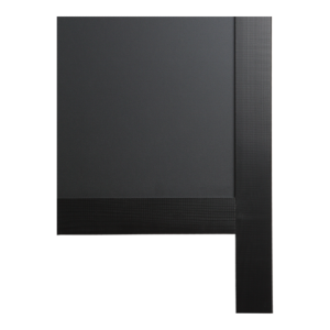 Доска для мела Buromax 85х50 см двойная тротуарная черная рамка BM.0061