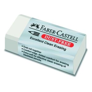 Ластик Faber-Castell Dust-Free виниловый белый, 187130