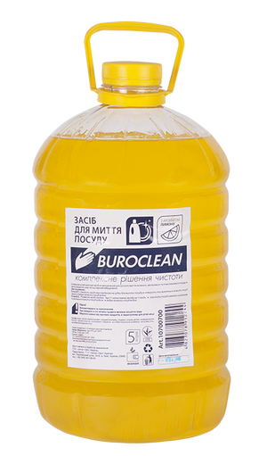 Миючий засіб для посуду бесфосфатное, 5л, BuroClean ECO Лимон 10700700