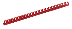 Пружина пластиковая d-16 мм красная 25 шт.Buromax BM.0525-05