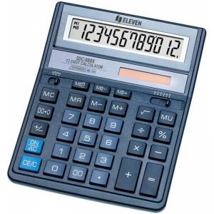 Калькулятор бухгалтерский настольный 12-разрядный синий Eleven SDC-888XBL