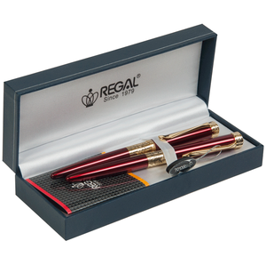 Комплект (П+Р) в подарочном футляре L, Regal R35501.L.RF бордовый