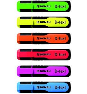 Комплект маркеров текстовых D-Text 6 цветов 7358906PL-99 Donau - Фото 1
