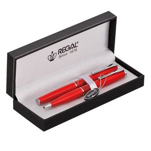 Комплект ручок в подарунковому футлярі L червоний R82205.L.BF Regal