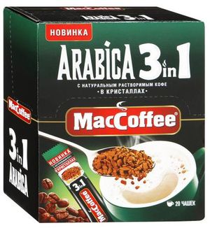 Напиток кофейный MacCoffee Arabica 3в1 16г 10692200