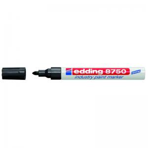 Маркер лаковый Industry Paint 2-4 мм черный для агрессивной среды Edding e-8750/01