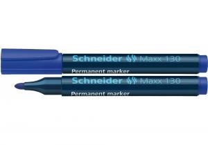 Маркер перманентный SCHNEIDER MAXX 130 S113003 синий 2-3 мм