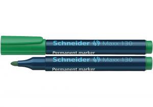 Маркер перманентный SCHNEIDER MAXX 130 S113004 зеленый 2-3 мм