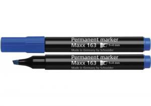 Маркер перманентный SCHNEIDER MAXX 163 S116303 синий 1-4 мм