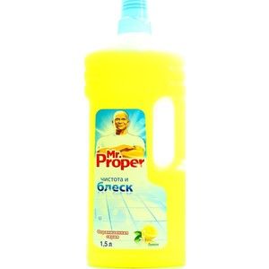 Средство для уборки пола и стен лимон, 1500мл, Mr PROPER 0149852