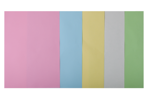 Набір кольорового паперу А4, 80г/м2, PASTEL, 5 кол., 20 аркушів BUROMAX BM.2721220-99