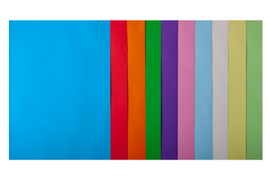 Набор цветной бумаги А4, 80г/м2, PASTEL+INTENSIVE, 10 цветов, 20 листов BUROMAX BM.2721620-99
