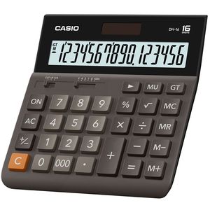 Настольный калькулятор широкоформатный 16-разрядный Casio DH-16-BK-S-EР