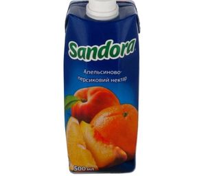 Нектар Sandora апельсин-персик 0,5л 10713755