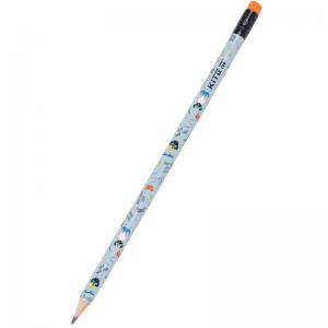 Олівець графітний Kite Rolling з гумкою 36 шт. туба K21-056-2