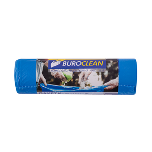 Пакети для сміття EuroStandart міцні, сині, 160 л, 10 шт, BuroClean, 10200053
