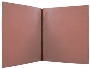 Папка адресная Foliant натуральная кожа Державная с латунными углами трезубец EG360 - Фото 9