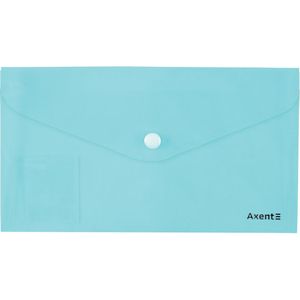 Папка-конверт на кнопке, DL, Pastelini, 180 мм, AXENT 1414