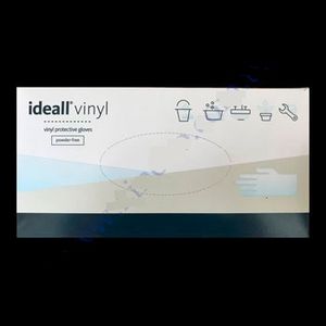 Перчатки IDEAL VINYL без пудры прозрачные в боксе (100шт) 0145059