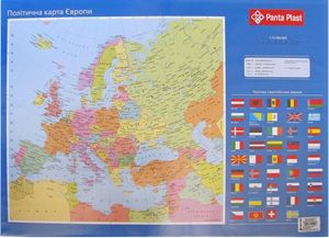 Подкладка для письма Карта Европы 590x415 мм 0318-0037-99 Panta plast