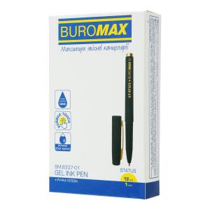 Ручка гелевая STATUS Rouber Touch 1.0 мм BUROMAX BM.8337 - Фото 2