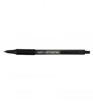 Ручка кулькова Soft Clic Grip чорний без ШК на ручці BIC bc837397