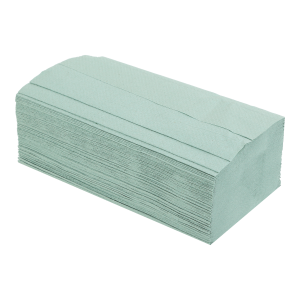Полотенца бумажные макулатурные Buroclean 10100112 V-образные 23х24 см 160 шт. зеленые
