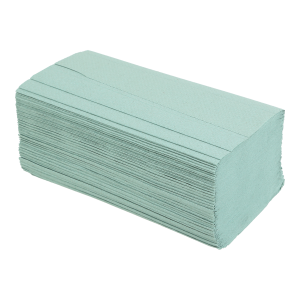 Полотенца бумажные макулатурные Buroclean 10100114 V-образные 23х24 см 200 шт. зеленые