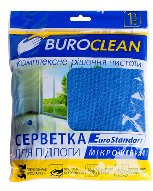 Салфетка для пола микрофибра EuroStandart 50*60 см BuroClean 10200154