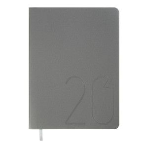 Щоденник датований 2024 STEEL A5 сріблястий Buromax BM.2127-24