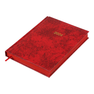 Ежедневник А5 датированный 2024 Buromax BASE BM.2108-05 красный