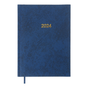 Ежедневник А5 датированный 2024 Buromax BASE BM.2108-02 синий