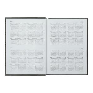 Ежедневник датированный 2024 HIDE A5 серый Buromax BM.2173-09