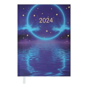 Щоденник датований 2024 ONLY A5 фіолетовий Buromax BM.2183-07