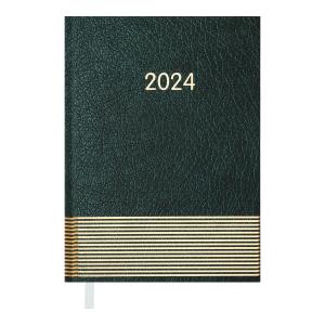 Щоденник датований 2024 PARALLEL A5 зелений Buromax BM.2107-04