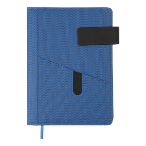 Ежедневник недатированный BUROMAX GALAXY, A5, синий, искусственная кожа/поролон BM.2024