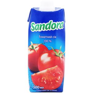 Сок Sandora томатный 0,5л 10322383