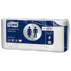 Туалетная бумага белая 2 слоя Tork Advanced 110767 30м 8 рулонов