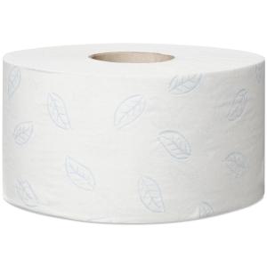 Туалетная бумага белая 2 слоя Tork Premium Mini Jumbo 110253 целлюлоза 160м 1 рулон