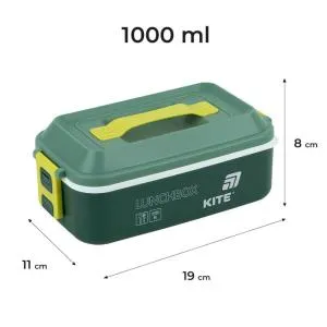 Ланчбокс для їжі Kite 1000 мл K25-1183 — купити в Office-Mix | Фото 9 Ланчбокс для їжі Kite 1000 мл K25-1183, Дитячий посуд - фото 9