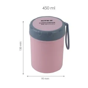Ланчбокс круглий для їжі Kite 450 мл K23-187 — купити в Office-Mix | Фото 15 Ланчбокс круглий для їжі Kite 450 мл K23-187, Дитячий посуд - фото 15